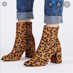 Topshop leopard Booties